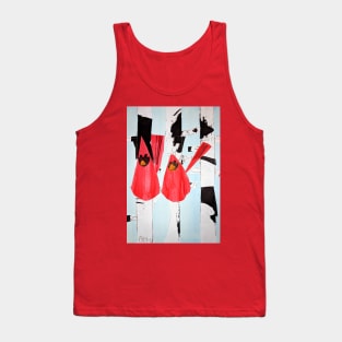 Two Cardinals Birds Tank Top